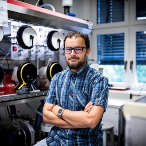 Dr. Aleš Marek, vedoucí skupiny Syntéza radioaktivně značených sloučenin, ÚOCHB AV ČR kredit: ÚOCHB AV ČR / Dr. Tomáš Belloň