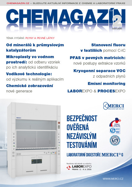CHEMAGAZÍN 2/2026 - Plyny a pevné látky