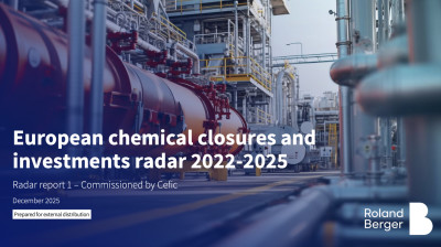 CEFIC: Tempo uzavírání chemických závodů v Evropě se od roku 2022 zvýšilo šestinásobně, uvádí nová zpráva