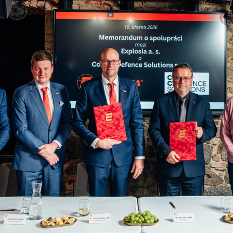 Explosia uzavřela memorandum o spolupráci se společností Colt CZ Defence Solutions